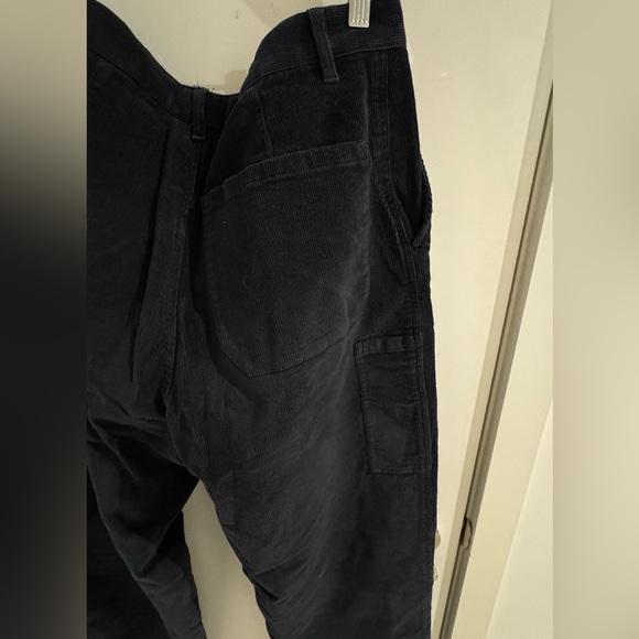 Men’s Deep Navy Acne Studios wide leg corduroy trousers - Picture 4 of 5